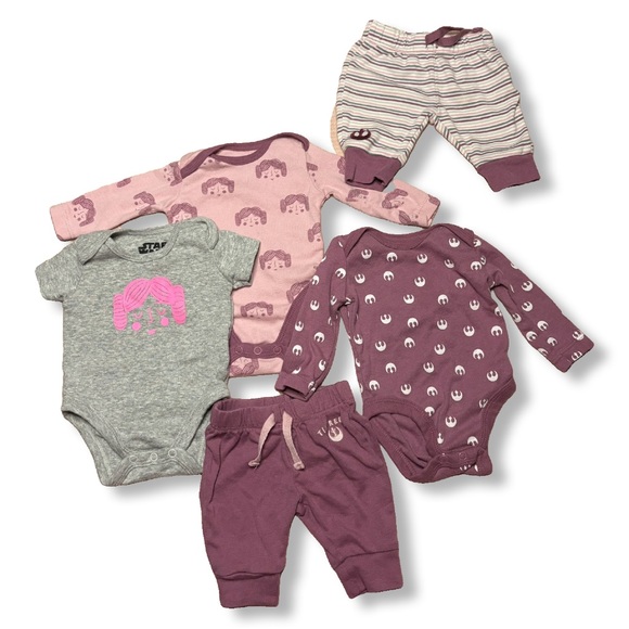 Amazon Essentials Disney Star Wars 6 pieces Size: NB - Picture 1 of 7